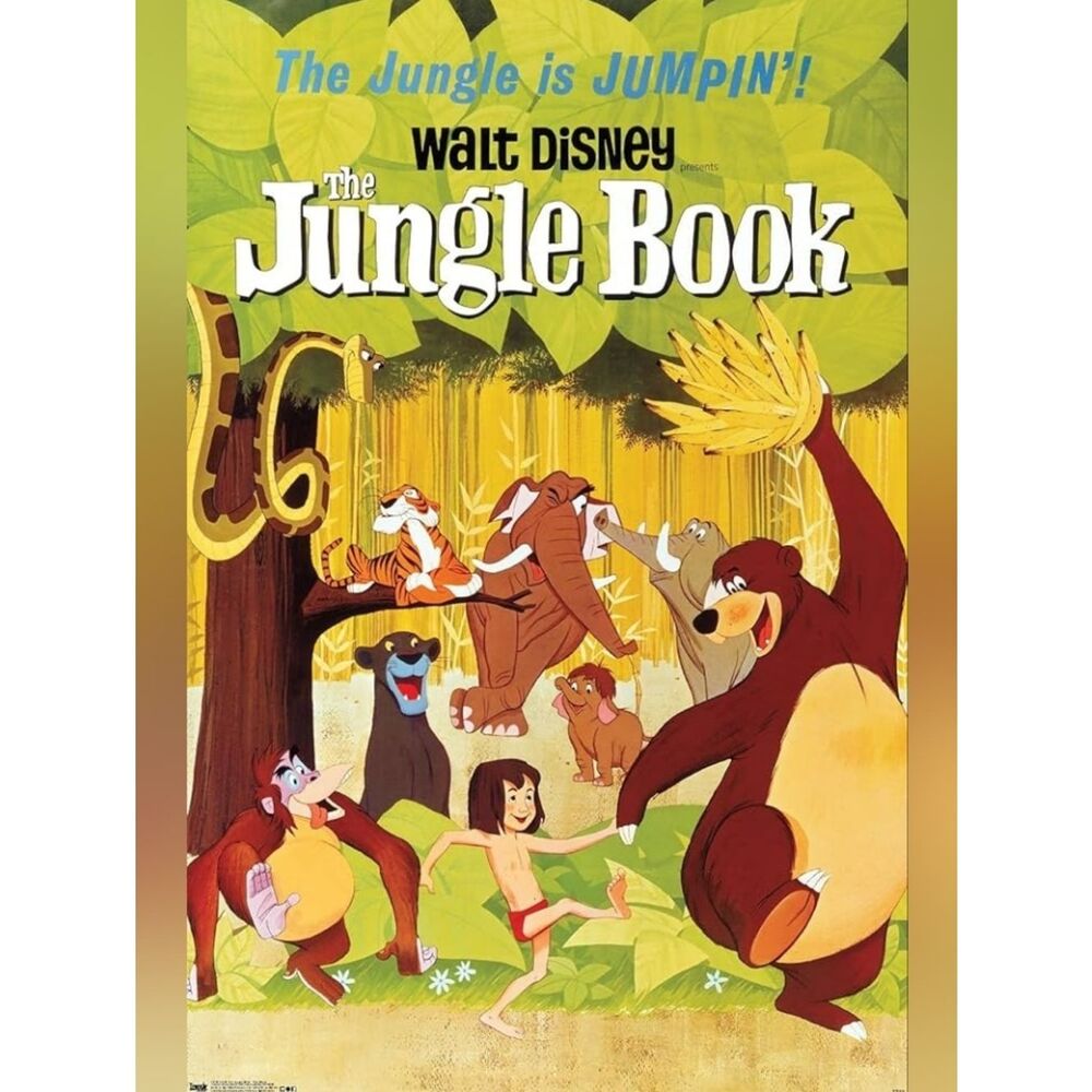 Custom Fridge Magnet The Jungle Book Movie Poster Home Kitchen Office Decor